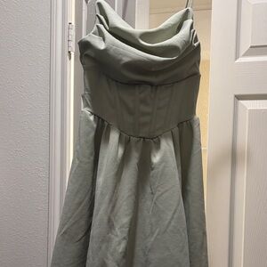 SHEIN Sage Green Dress